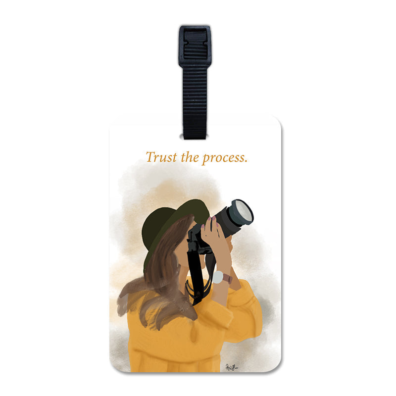 Trust The Process Luggage Tag