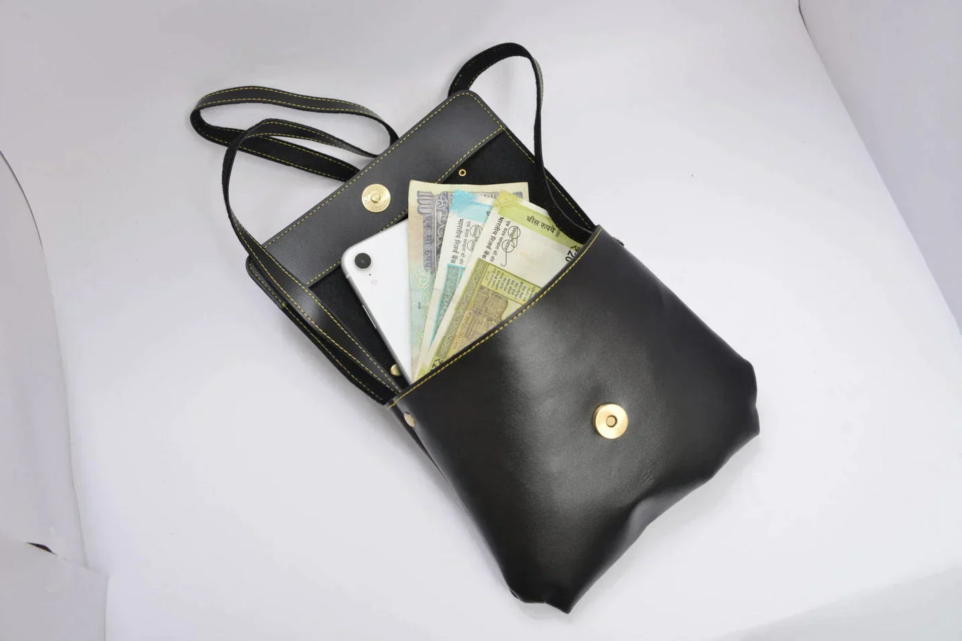 Personalized Mini make up kit + Sling bag - Black