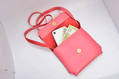 Personalized Mini make up kit + Sling bag - Pink